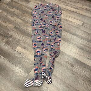 Chicago Cubs adult XL footie pajamas